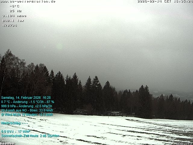 Archived image Webcam in Lackenhäuser