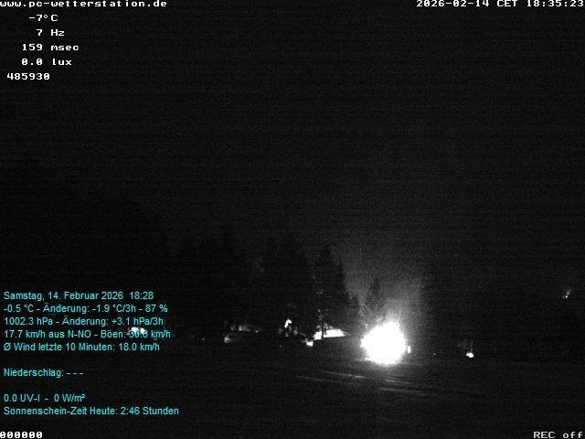 Archived image Webcam in Lackenhäuser