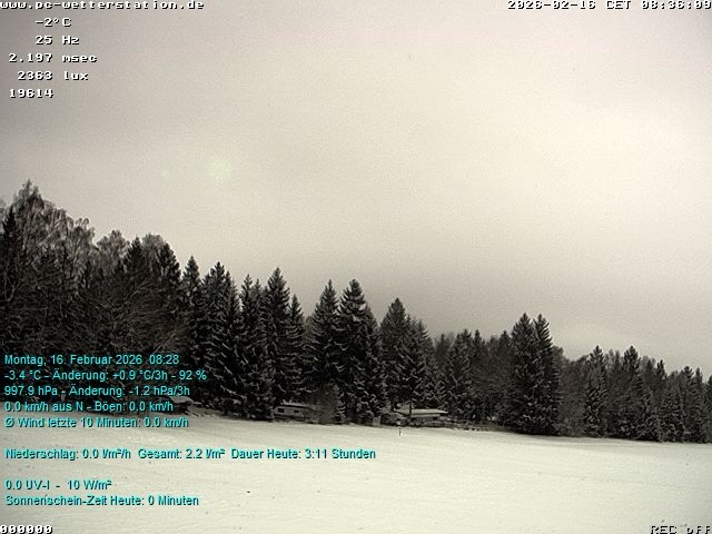 Archived image Webcam in Lackenhäuser