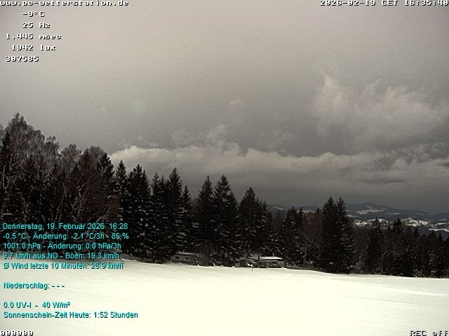 Archived image Webcam in Lackenhäuser