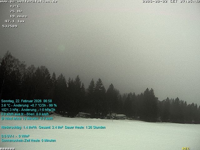 Archiv Foto Webcam der Ferienwohnung Thieme