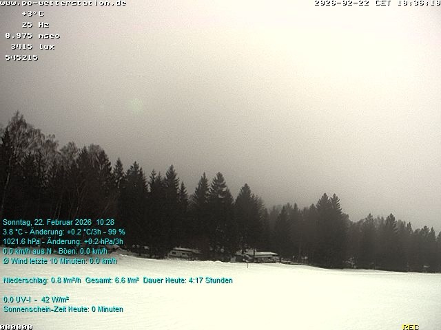 Archiv Foto Webcam der Ferienwohnung Thieme