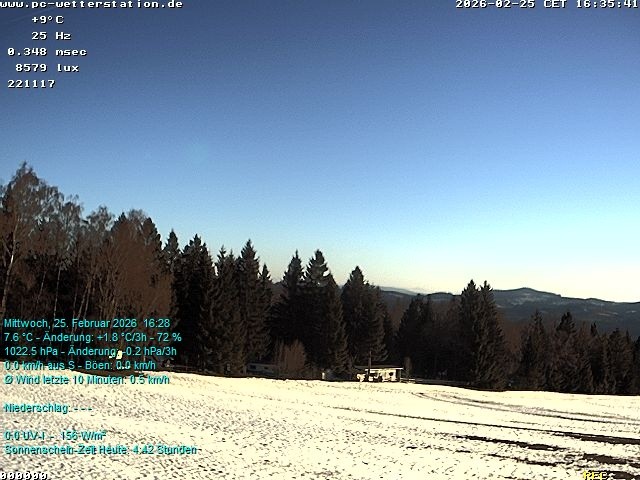 Archived image Webcam in Lackenhäuser