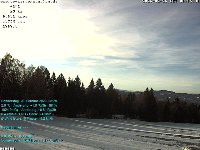 Archived image Webcam in Lackenhäuser