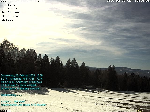 Archived image Webcam in Lackenhäuser