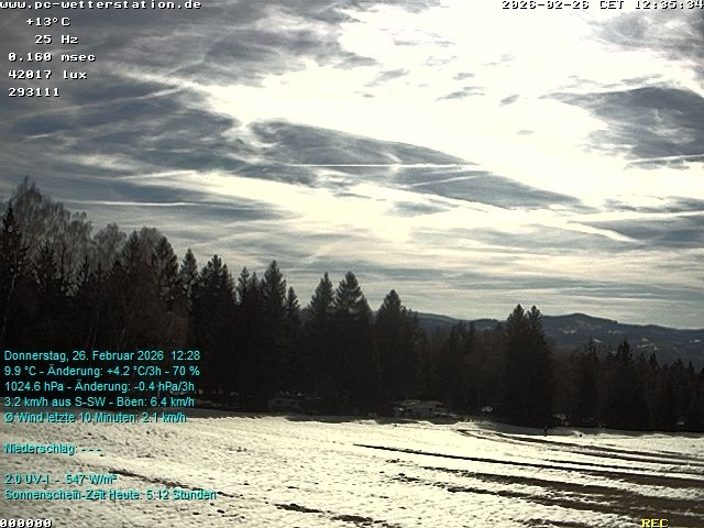 Archived image Webcam in Lackenhäuser