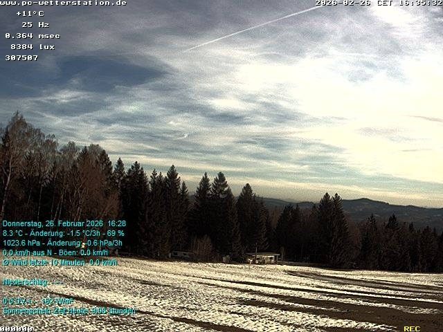 Archived image Webcam in Lackenhäuser