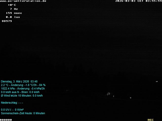 Archived image Webcam in Lackenhäuser