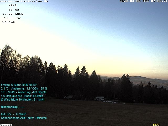 Archiv Foto Webcam der Ferienwohnung Thieme