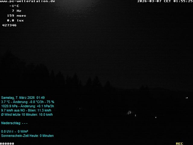 Archiv Foto Webcam der Ferienwohnung Thieme