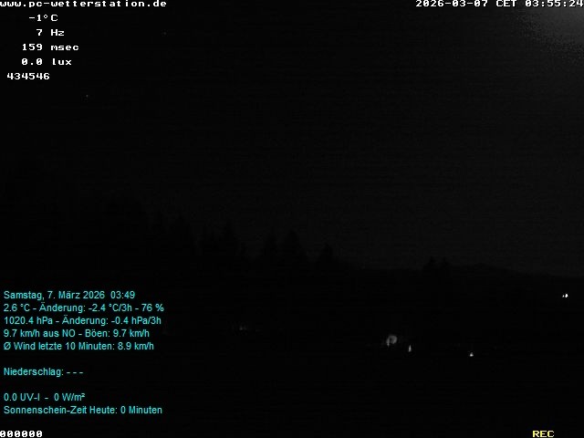 Archiv Foto Webcam der Ferienwohnung Thieme