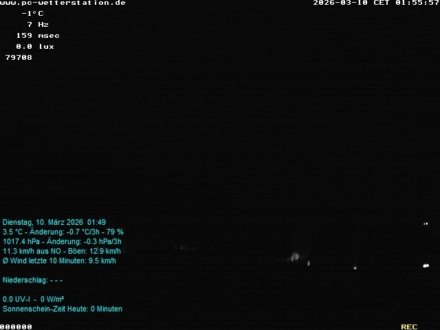 Archived image Webcam in Lackenhäuser