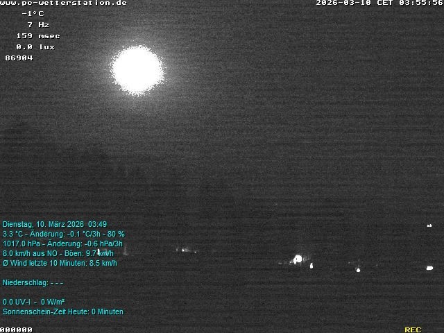 Archiv Foto Webcam der Ferienwohnung Thieme