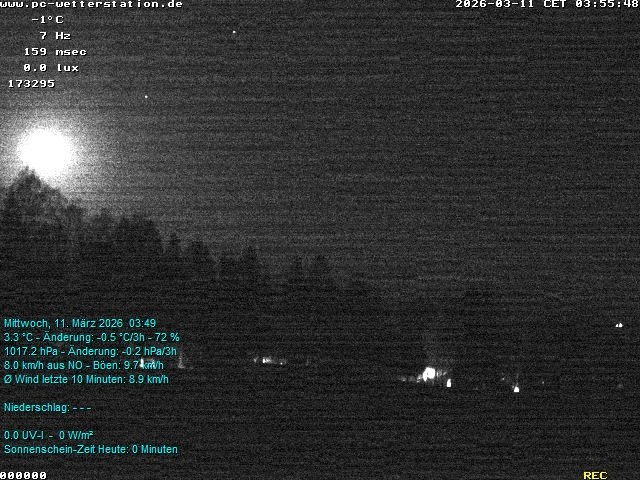 Archived image Webcam in Lackenhäuser