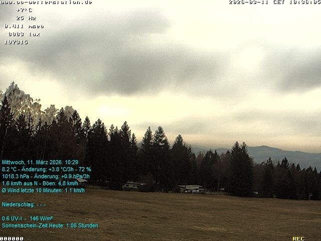 Archived image Webcam in Lackenhäuser