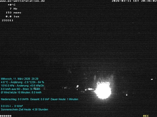 Archived image Webcam in Lackenhäuser