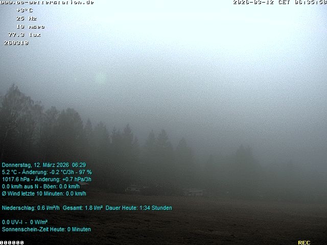 Archiv Foto Webcam der Ferienwohnung Thieme