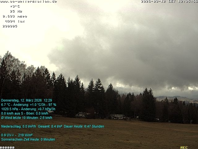 Archiv Foto Webcam der Ferienwohnung Thieme