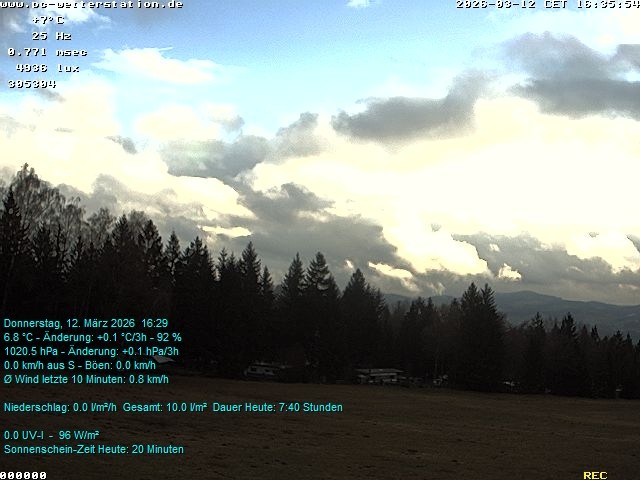 Archiv Foto Webcam der Ferienwohnung Thieme