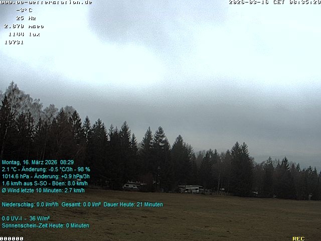 Archiv Foto Webcam der Ferienwohnung Thieme