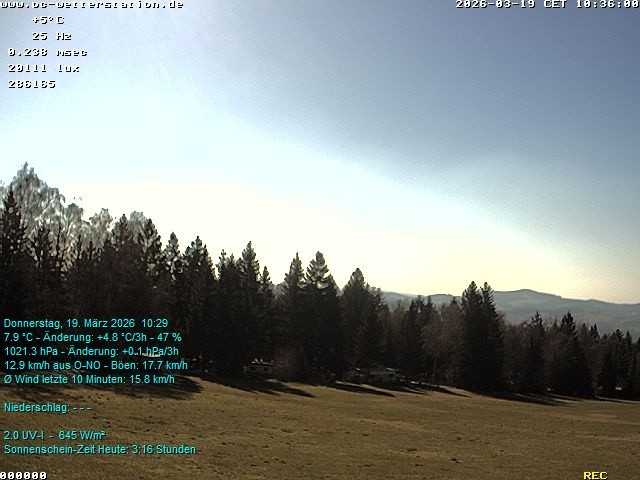 Archived image Webcam in Lackenhäuser