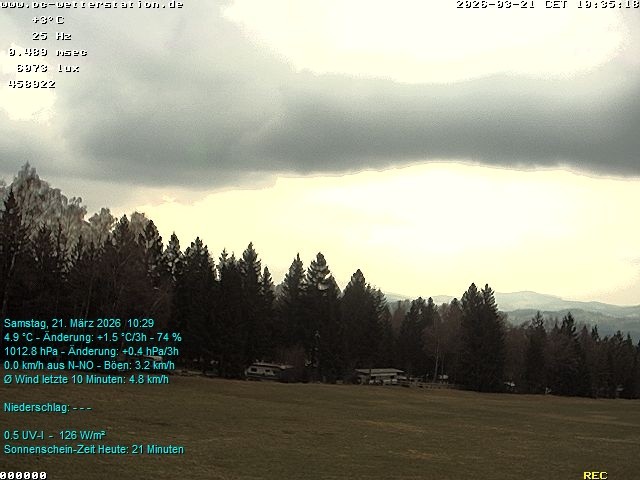 Archiv Foto Webcam der Ferienwohnung Thieme