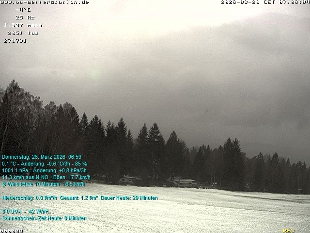 Archiv Foto Webcam der Ferienwohnung Thieme