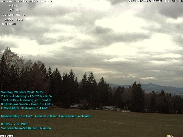 Archived image Webcam in Lackenhäuser