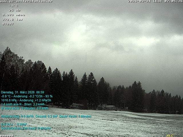 Archived image Webcam in Lackenhäuser