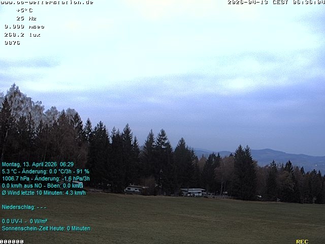 Archived image Webcam in Lackenhäuser