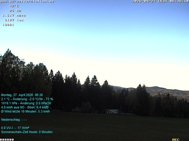 Archiv Foto Webcam der Ferienwohnung Thieme