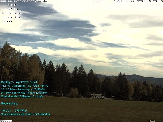 Archiv Foto Webcam der Ferienwohnung Thieme