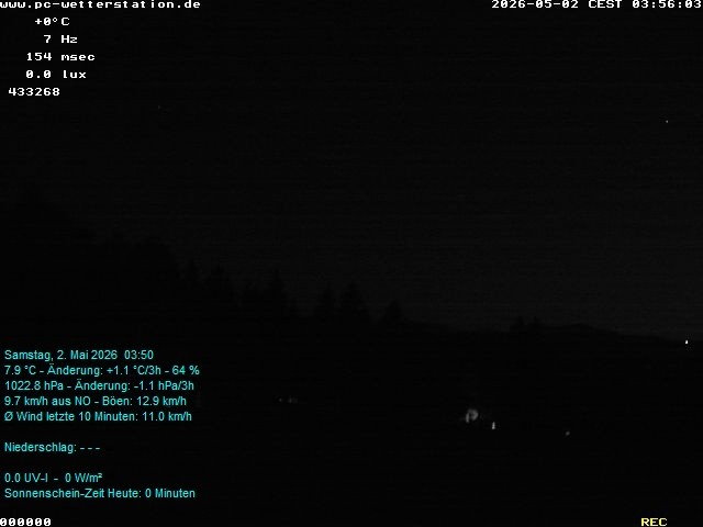 Archiv Foto Webcam der Ferienwohnung Thieme