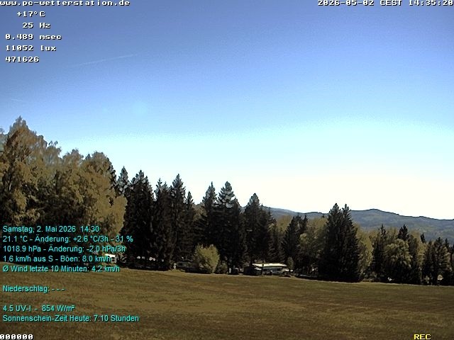 Archiv Foto Webcam der Ferienwohnung Thieme