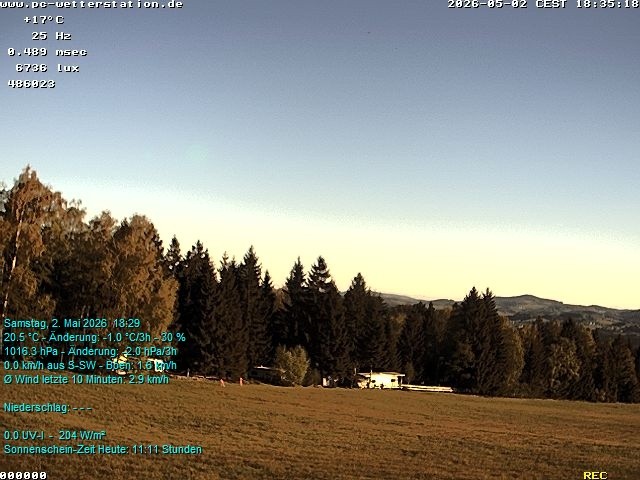 Archived image Webcam in Lackenhäuser