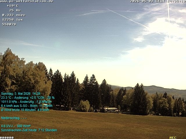 Archived image Webcam in Lackenhäuser