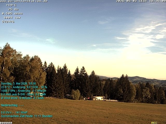 Archived image Webcam in Lackenhäuser