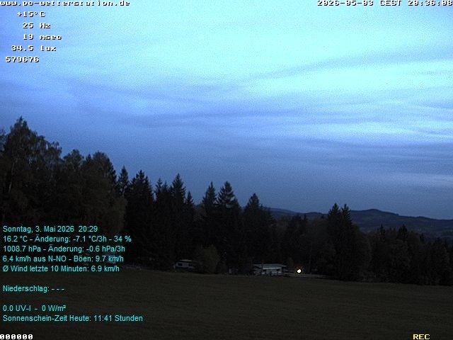 Archived image Webcam in Lackenhäuser