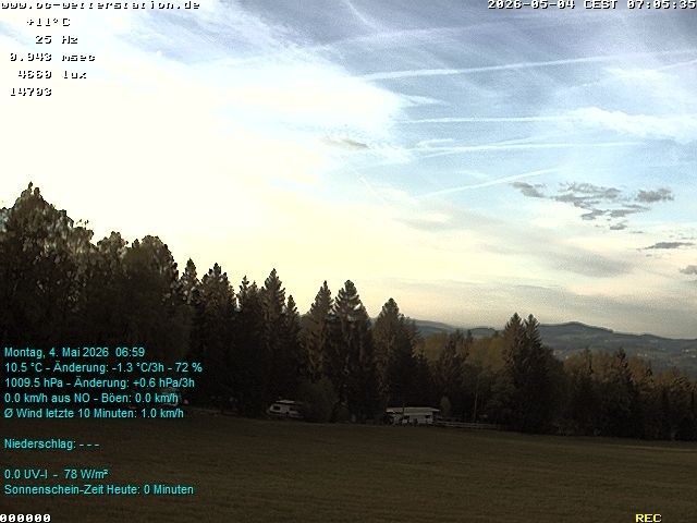 Archiv Foto Webcam der Ferienwohnung Thieme