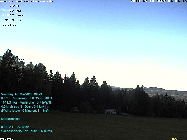 Archiv Foto Webcam der Ferienwohnung Thieme