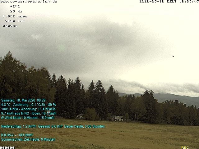 Archiv Foto Webcam der Ferienwohnung Thieme
