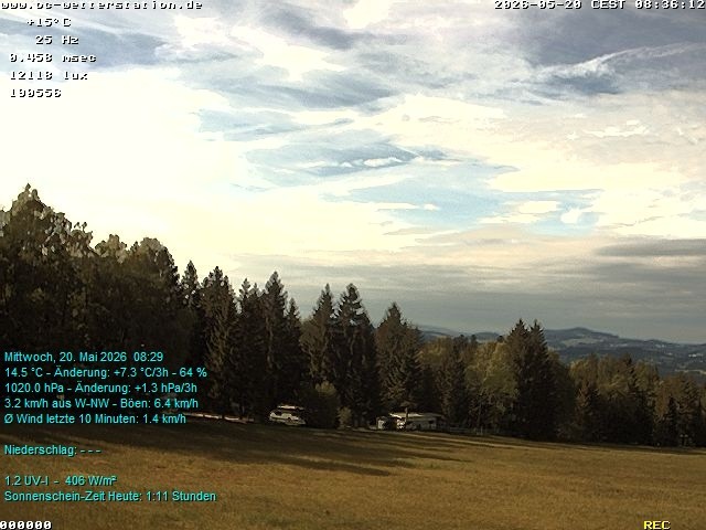 Archived image Webcam in Lackenhäuser