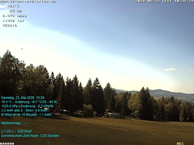Archiv Foto Webcam der Ferienwohnung Thieme