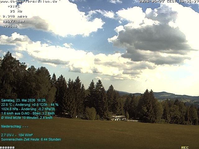 Archiv Foto Webcam der Ferienwohnung Thieme
