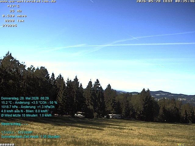 Archived image Webcam in Lackenhäuser