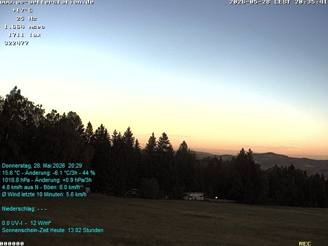Archived image Webcam in Lackenhäuser