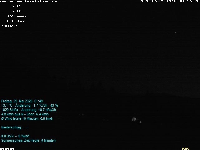 Archiv Foto Webcam der Ferienwohnung Thieme