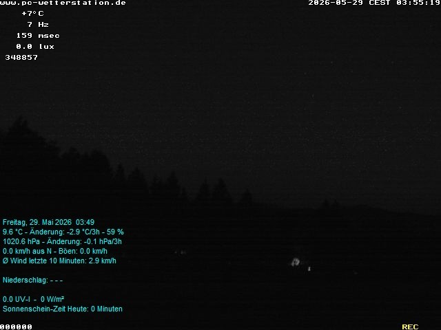 Archiv Foto Webcam der Ferienwohnung Thieme