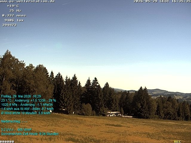 Archiv Foto Webcam der Ferienwohnung Thieme