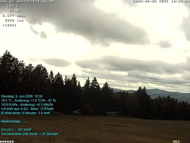 Archiv Foto Webcam der Ferienwohnung Thieme